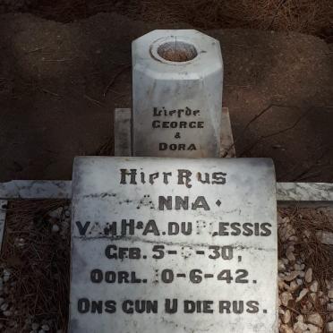 PLESSIS Anna, du 1930-1942