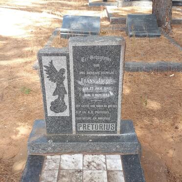 PRETORIUS Frans Jacob 1943-1943