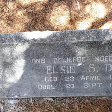 PLESSIS Pierre Francois, du 1907-1970 &amp; Elsie S.D. 1913-1974