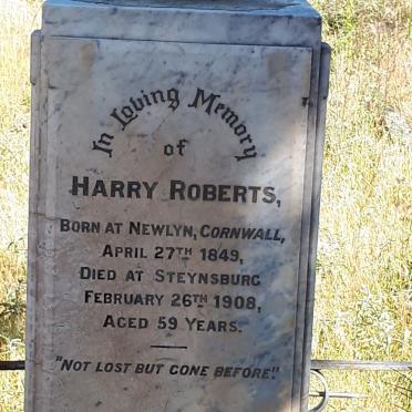 ROBERTS Harry 1849-1908