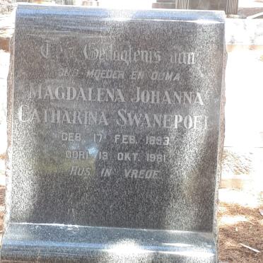 SWANEPOEL Magdalena Johanna Catharina 1893-1981