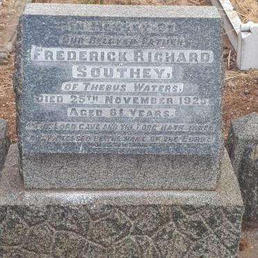 SOUTHEY Frederick Richard -1925