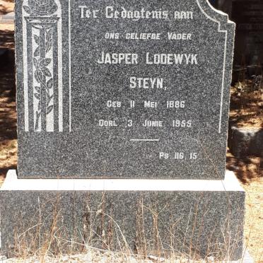 STEYN Jasper Lodewyk 1886-1955