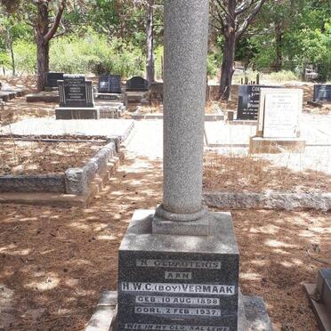 VERMAAK H.W.C. 1898-1937