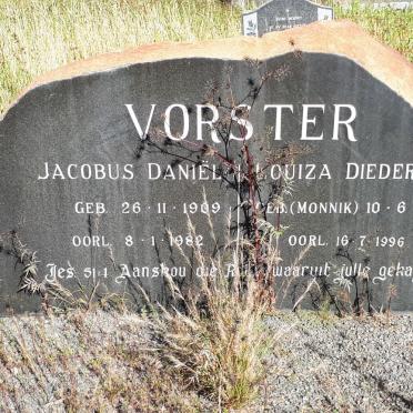 VORSTER Jacobus Daniël 1909-1982 &amp; Louiza Diederika MONNIK 1909-1996