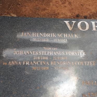 VORSTER :: LUBBE :: COETZEE :: PELSER :: DE KLERK :: DU PLESSIS :: SMIT