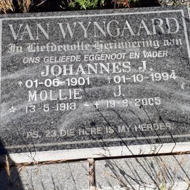 WYNGAARD Johannes J., van 1901-1994 &amp; J. 1913-2005