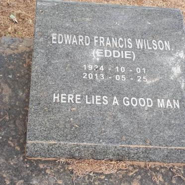 WILSON Edward Francis 1924-2013