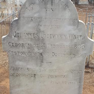 WALT Johannes Lodewyk, v. 1830-1913