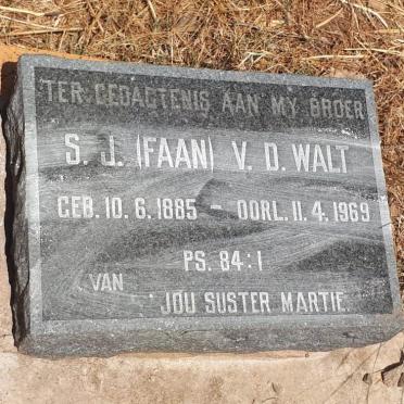 WALT S.J., v.d. 1885-1969