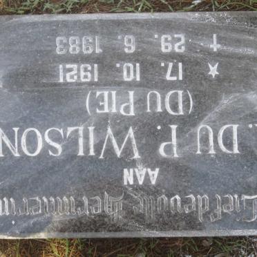 WILSON A. du P. 1921-1983