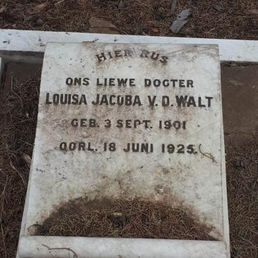 WALT Louisa Jacoba, v.d. 1901-1925