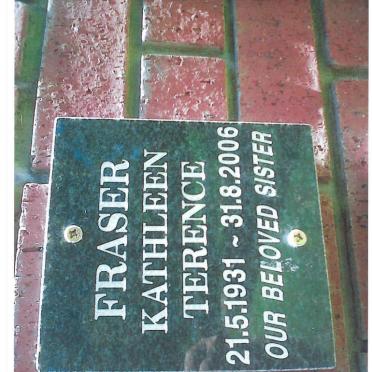 FRASER Kathleen Terence 1931-2006