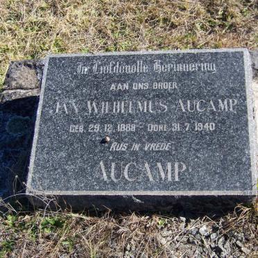 AUCAMP Jan Wilhelmus 1889-1940