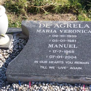 AGRELA Maria Veronica, de 1939-1981 :: DE AGRELA Manuel 1968-2004