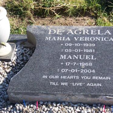 AGRELA Maria Veronica, de 1939-1981 :: DE AGRELA Manuel 1968-2004