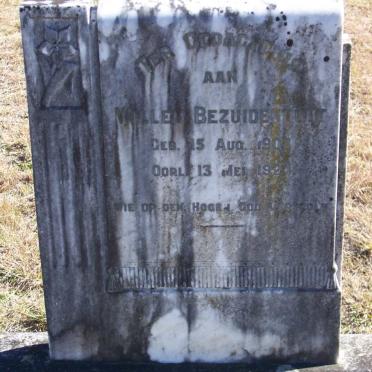 BEZUIDENHOUT Willem 1903-1924