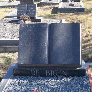 BRUIN Peter Christopher, De 1943-1982