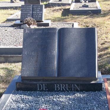 BRUIN Peter Christopher, De 1943-1982