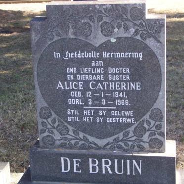 BRUIN Alice Catherine, De 1941-1966