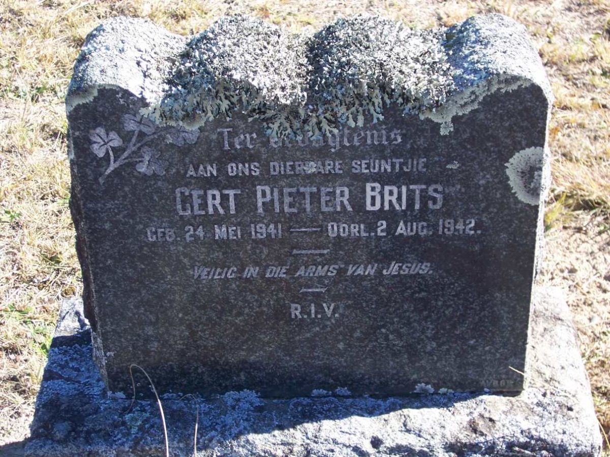 BRITS Gert Pieter 1941-1942