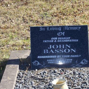 BASSON John 1909-1992