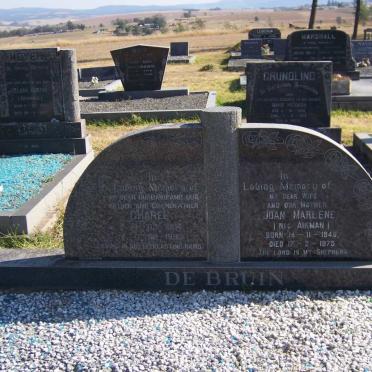 BRUIN Charel, De 1934-1993 &amp; Joan Marlene AIKMAN 1940-1975
