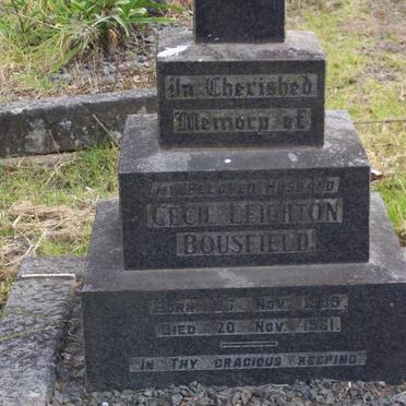 BOUSFIELD Cecil Leighton 1889-1961