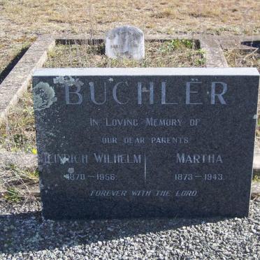 BUCHLER Heinrich Wilhelm 1870-1956 &amp; Martha 1873-1943
