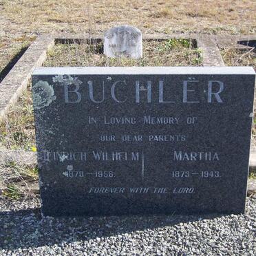 BUCHLER Heinrich Wilhelm 1870-1956 &amp; Martha 1873-1943