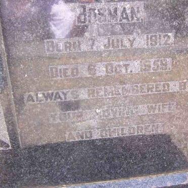 BOSMAN John Charles 1912-1959