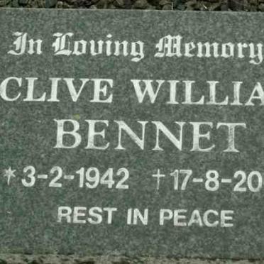 BENNET Clive William 1942-2003