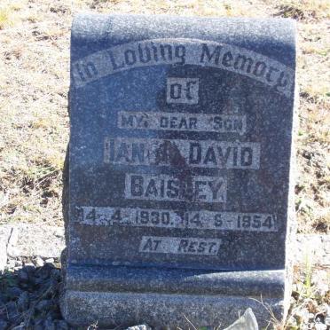 BAISLEY Ian ?. David 1930-1954
