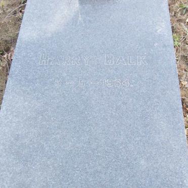 BALK Harry -1964