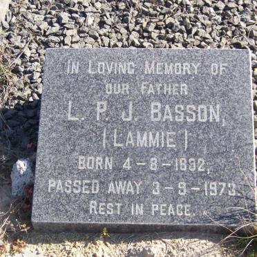 BASSON L.P.J. 1892-1973