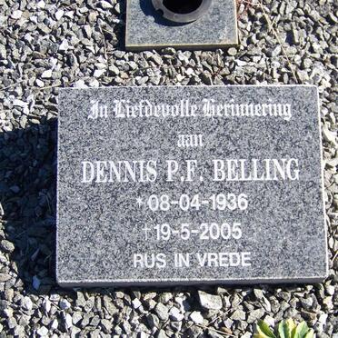 BELLING Dennis P.F. 1936-2005