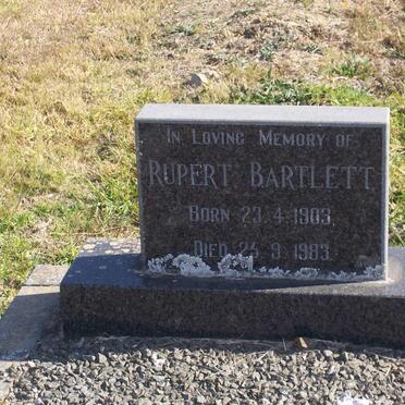 BARTLETT Rupert 1903-1983