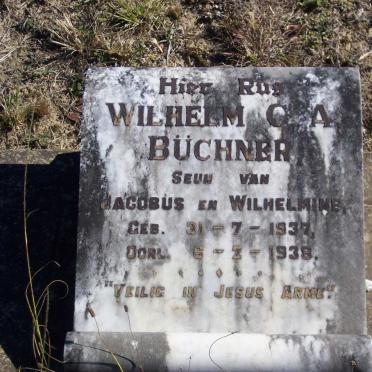BUCHNER Wilhelm C.A,  1937-1938
