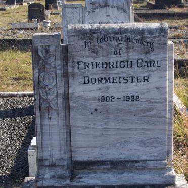 BURMEISTER Friedrich Carl 1902-1992
