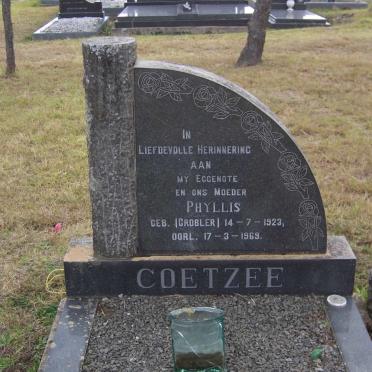 COETZEE Phyllis nee GROBLER 1923-1969