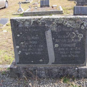 FORWARD Arthur Septimus 1875-1948 &amp; Agnes Mary 1891-1959