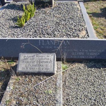 FLANEGAN Delphine Veronica 1918-1970 :: FLANEGAN Marlene Dymphina 1949-1951