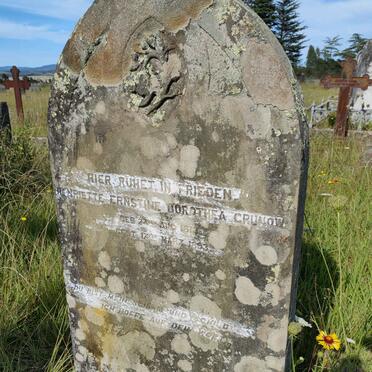 GRUNOW Henrietta Ernstine Dorothea 1818-1893