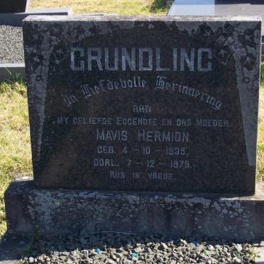 GRUNDLING Mavis Hermion 1935-1975