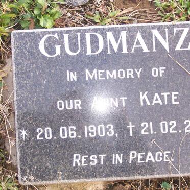 GUDMANZ Kate 1903-2003