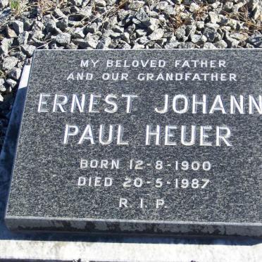 HEUER Ernest Johann Paul 1900-1987