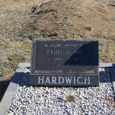 HARDWICH Ethel Olive 1909-1985