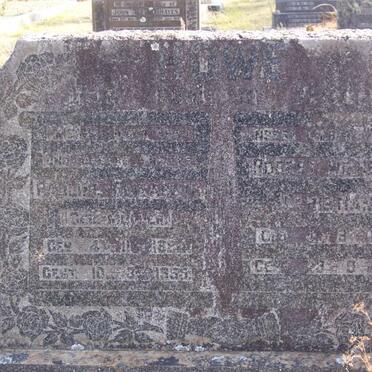 HOWE Robert &amp; Pauline Elizabeth MULLER