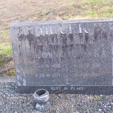 HEUER Rudolph O. 1895-1977 &amp; Jemima K.A. 1892-1982