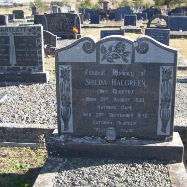 HALGREEN Shilda nee CLOETE 1933-1970